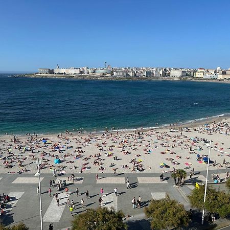 Piso Con Vistas A La Playa De Riazor Apartment A Coruna Luaran gambar