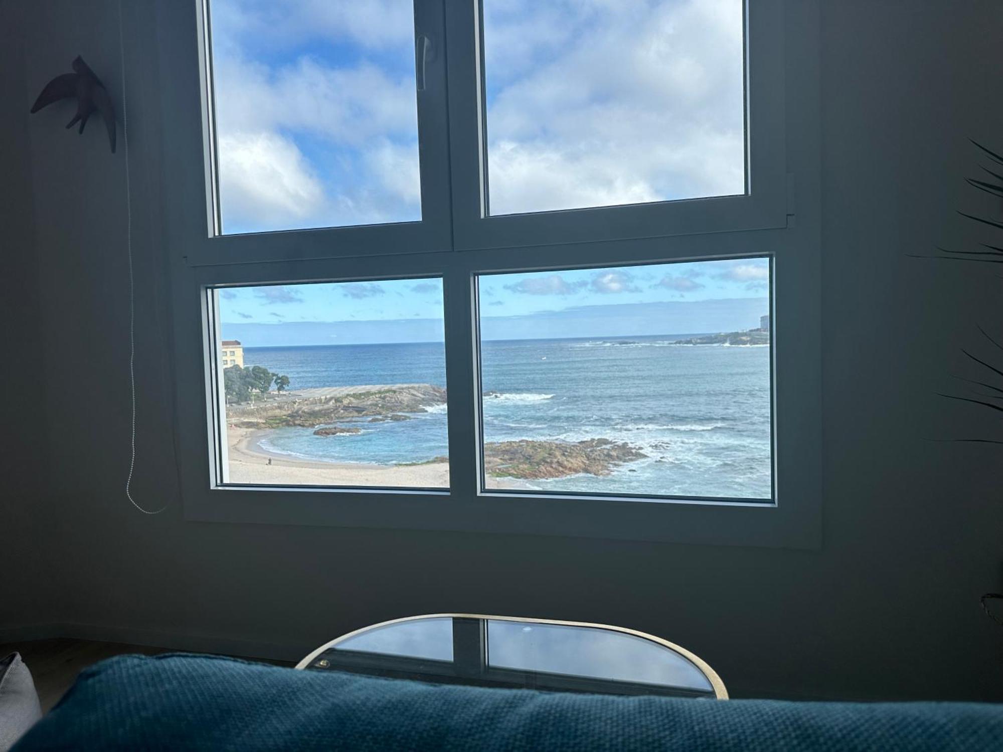Piso Con Vistas A La Playa De Riazor Apartment A Coruna Luaran gambar